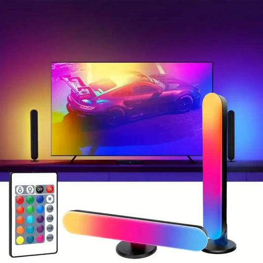 USB LED Light Bar RGB Color Changing TV Backlight Remote Symphony Atmosphere Light Strips Music Rhythm Ambient Pickup Lamp Decor - Tech Mart