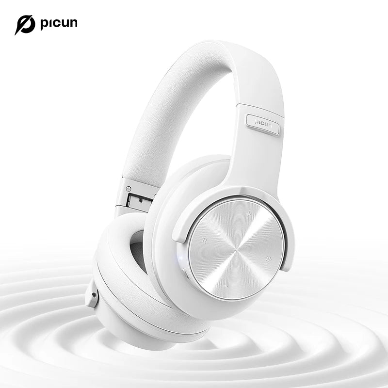 Picun B8 Wireless Bluetooth Headphones – 120H Playtime, 3EQ Modes, Low Latency, and Touch Control Over-Ear Headset - Tech Mart