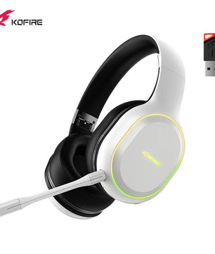 Kofire UG-05 Wireless Gaming Headset – 2.4G & Bluetooth 5.0, RGB Light, Vibration, 3D Sound, 40H Playtime, Detachable Mic for PS4/PS5/PC/Switch - Tech Mart