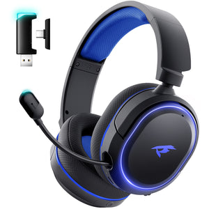 Picun Wireless Gaming Headset Bluetooth + 2.4GHz with 100H Battery ENC Mic and 4-in-1 Multi-Platform Support - Tech Mart
