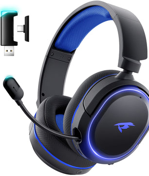 Picun Wireless Gaming Headset Bluetooth + 2.4GHz with 100H Battery ENC Mic and 4-in-1 Multi-Platform Support - Tech Mart