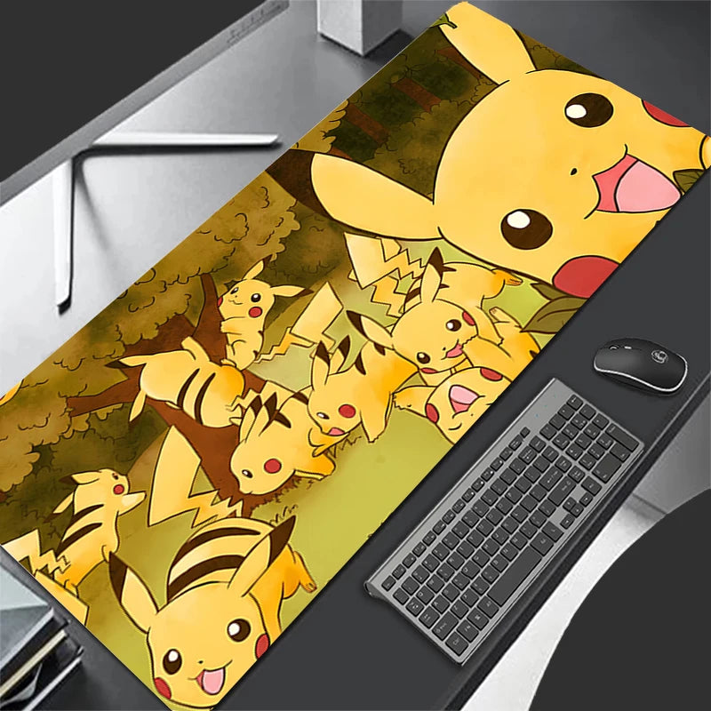 Large Gaming Pokemon Pikachu Mouse Mat Desk XXL Mousepad - Tech Mart