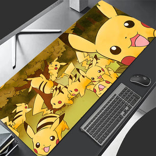 Large Gaming Pokemon Pikachu Mouse Mat Desk XXL Mousepad - Tech Mart