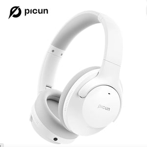 Picun ANC-05L Wireless Bluetooth Headphones with Hi-Res Audio, ANC, ENC Mic, and 100-Hour Battery Life – Lightweight Over-Ear Headset for Gaming, Travel, and Office Use - Tech Mart