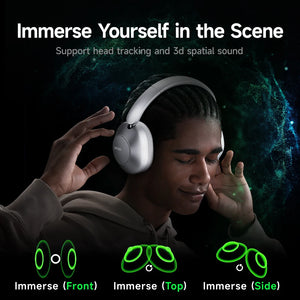Picun F6 Wireless ANC Headphones – 120h Battery Life, 3D Spatial Audio, Hi-Res Certified with App Control & Dual Connection - Tech Mart
