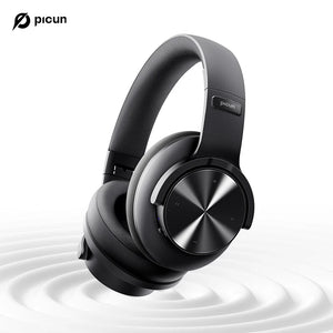 Picun B8 Wireless Bluetooth Headphones – 120H Playtime, 3EQ Modes, Low Latency, and Touch Control Over-Ear Headset - Tech Mart