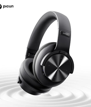 Picun B8 Wireless Bluetooth Headphones – 120H Playtime, 3EQ Modes, Low Latency, and Touch Control Over-Ear Headset - Tech Mart