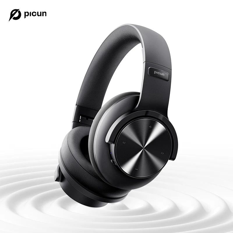 Picun B8 Wireless Bluetooth Headphones – 120H Playtime, 3EQ Modes, Low Latency, and Touch Control Over-Ear Headset - Tech Mart