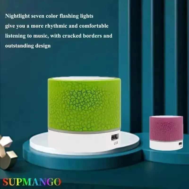 Bluetooth Mini Speaker Wireless Speaker Colorful LED Portable Speaker - Tech Mart
