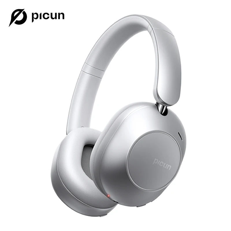 Picun F6 Active Noise Cancelling Bluetooth Headset – Hi-Res, Head Tracking, 3D Audio, APP Control, Low Latency, Long Battery Life - Tech Mart