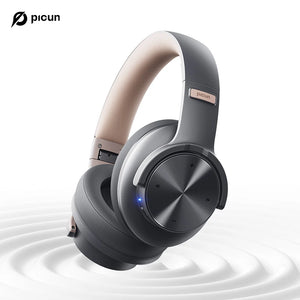 Picun B8 Wireless Bluetooth Headphones – 120H Playtime, 3EQ Modes, Low Latency, and Touch Control Over-Ear Headset - Tech Mart