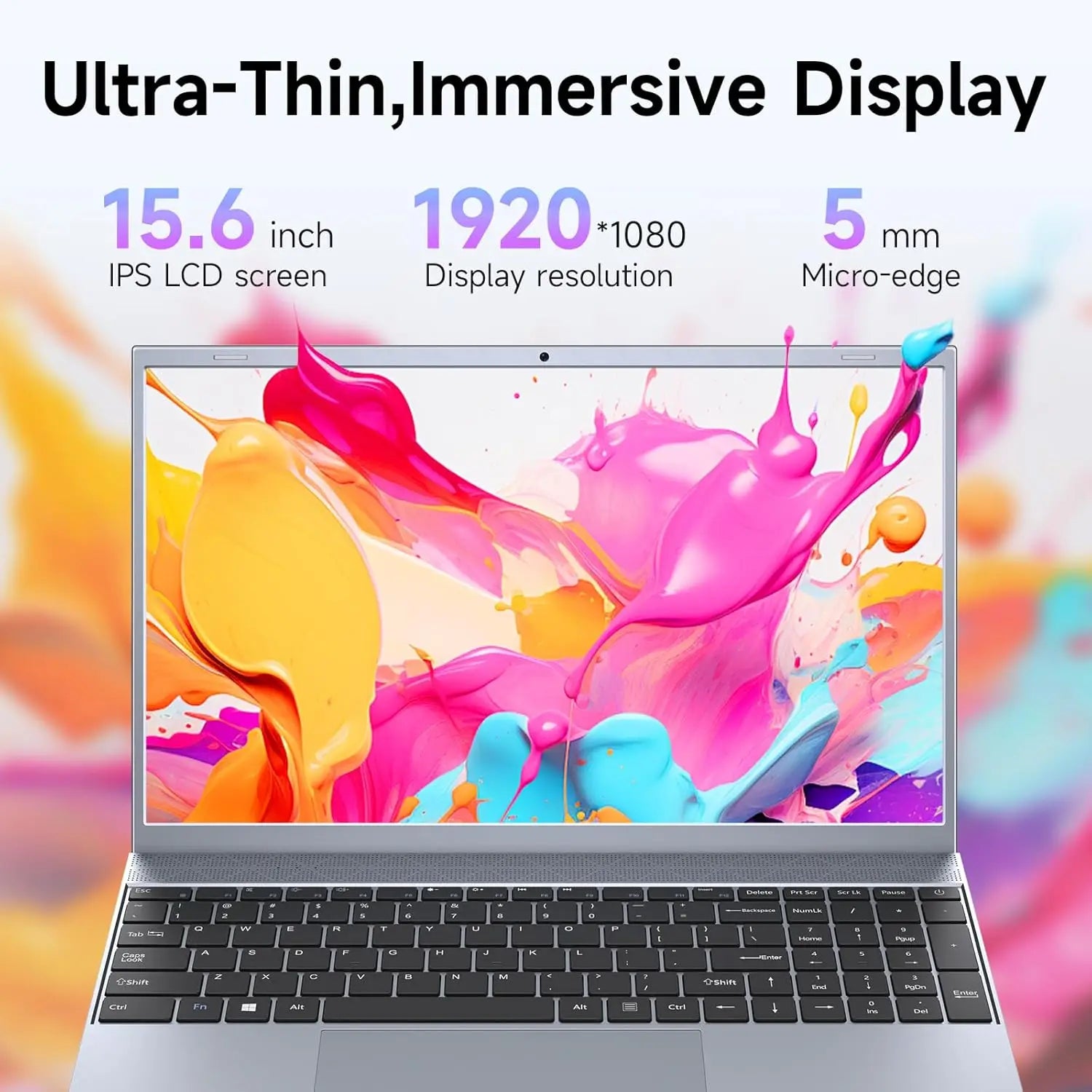 15.6 Inch Laptop J3710 8GB RAM 256GB SSD Windows 11 For Students And Business - Tech Mart