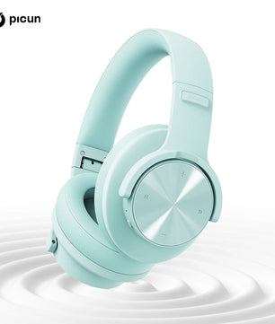Picun B8 Wireless Bluetooth Headphones – 120H Playtime, 3EQ Modes, Low Latency, and Touch Control Over-Ear Headset - Tech Mart