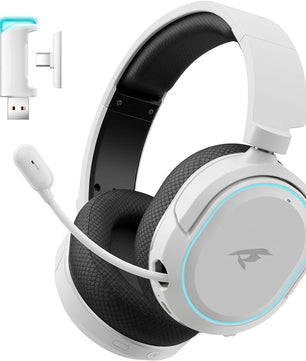 Picun Wireless Gaming Headset Bluetooth + 2.4GHz with 100H Battery ENC Mic and 4-in-1 Multi-Platform Support - Tech Mart