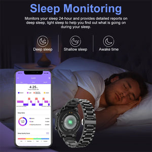 LIGE BW0189 PRO Smart Watch Men – Bluetooth Call, IP67 Waterproof Sports & Fitness Watch (For Android & iOS) - Tech Mart