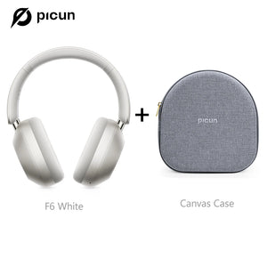 Picun F6 Active Noise Cancelling Bluetooth Headset – Hi-Res, Head Tracking, 3D Audio, APP Control, Low Latency, Long Battery Life - Tech Mart