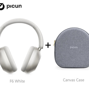 Picun F6 Active Noise Cancelling Bluetooth Headset – Hi-Res, Head Tracking, 3D Audio, APP Control, Low Latency, Long Battery Life - Tech Mart