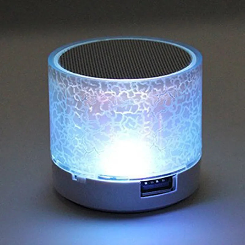 Bluetooth Mini Speaker Wireless Speaker Colorful LED Portable Speaker - Tech Mart