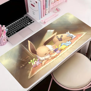 Mouse Pad Deskmat Laptop P-pokemon Eevee Office Mousepad - Tech Mart