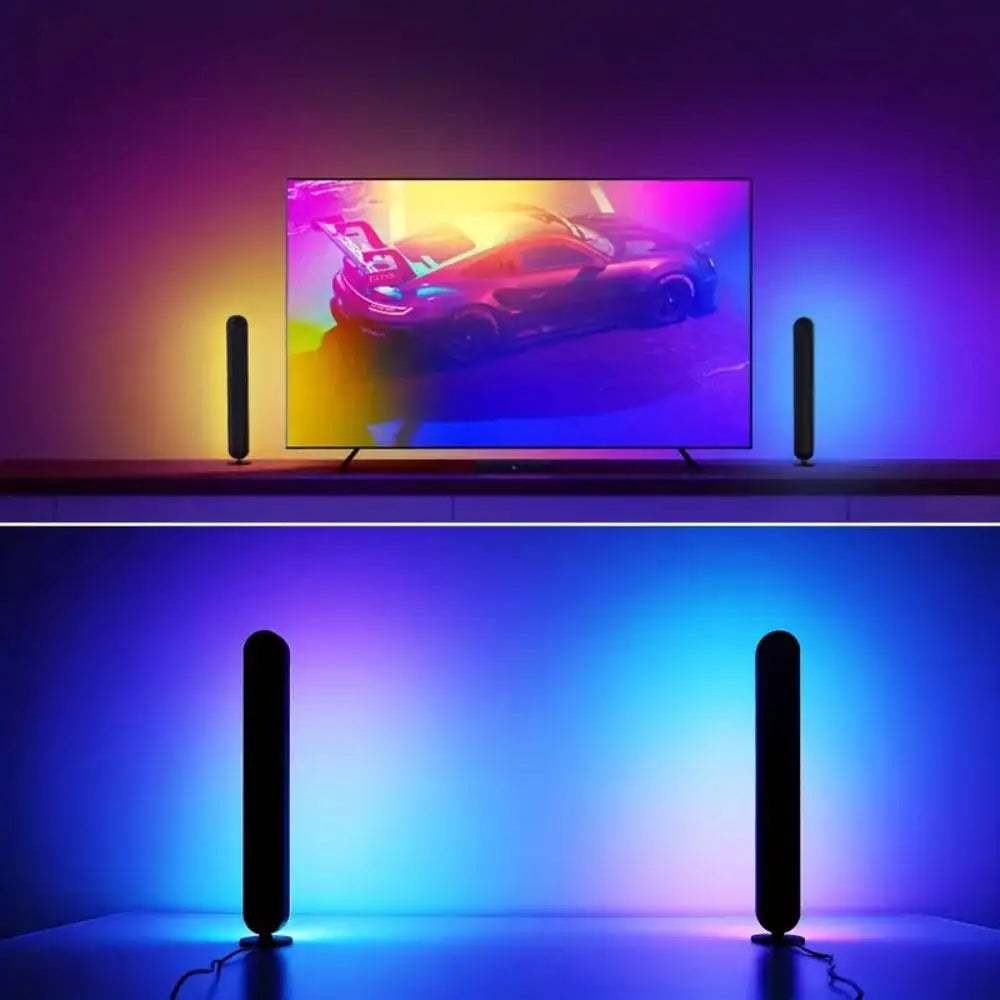 USB LED Light Bar RGB Color Changing TV Backlight Remote Symphony Atmosphere Light Strips Music Rhythm Ambient Pickup Lamp Decor - Tech Mart