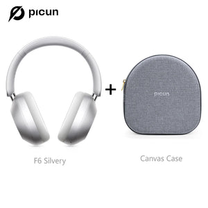 Picun F6 Active Noise Cancelling Bluetooth Headset – Hi-Res, Head Tracking, 3D Audio, APP Control, Low Latency, Long Battery Life - Tech Mart
