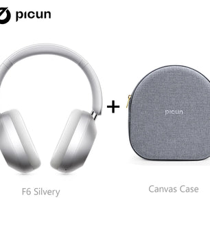 Picun F6 Active Noise Cancelling Bluetooth Headset – Hi-Res, Head Tracking, 3D Audio, APP Control, Low Latency, Long Battery Life - Tech Mart