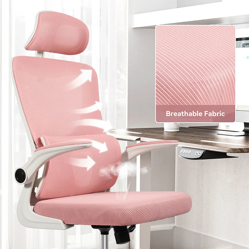 Office Chair Ergonomic High Back Chair Mesh Sliding Gaming Computer Chairs - Tech Mart