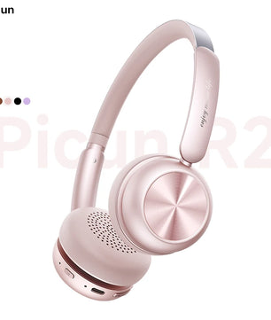 Picun R2 Wireless Bluetooth Headphones with Spatial Audio, 100H Battery, Foldable Design, Low Latency & App Control - Tech Mart