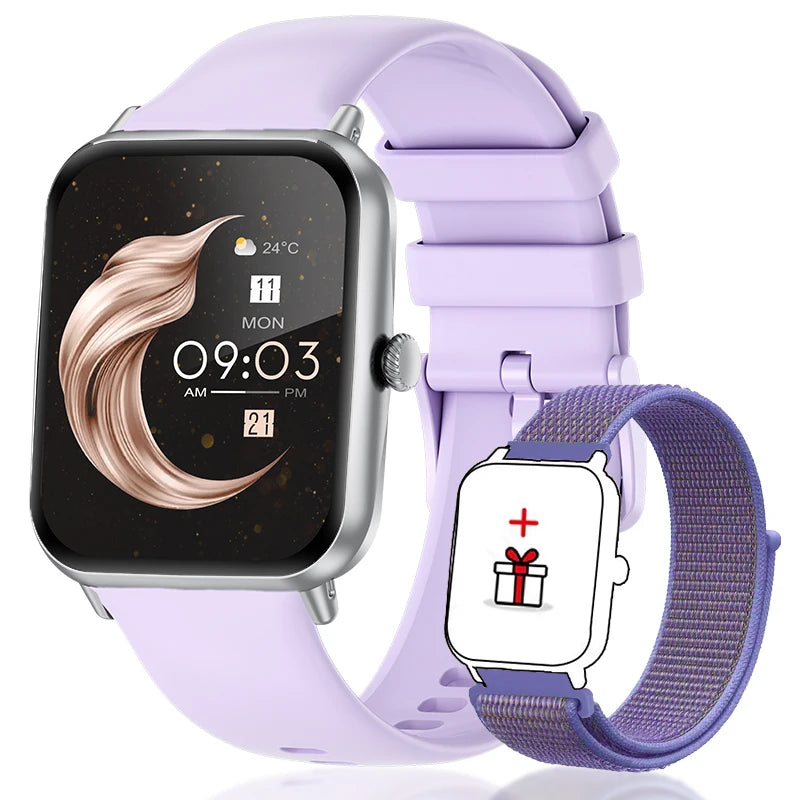 LIGE Fashion 1.83”HD Women Smart Watch Sports Fitness Watch Health Monitoring Digital Men Waterproof Smartwatch Ladies Bracelet - Tech Mart