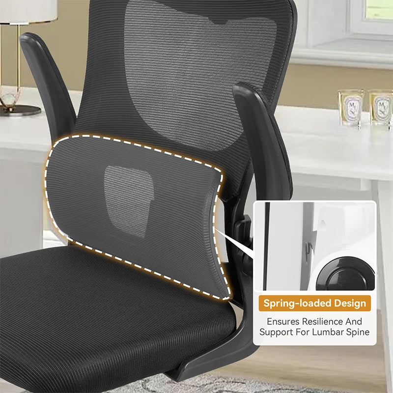Office Chair Ergonomic High Back Chair Mesh Sliding Gaming Computer Chairs - Tech Mart