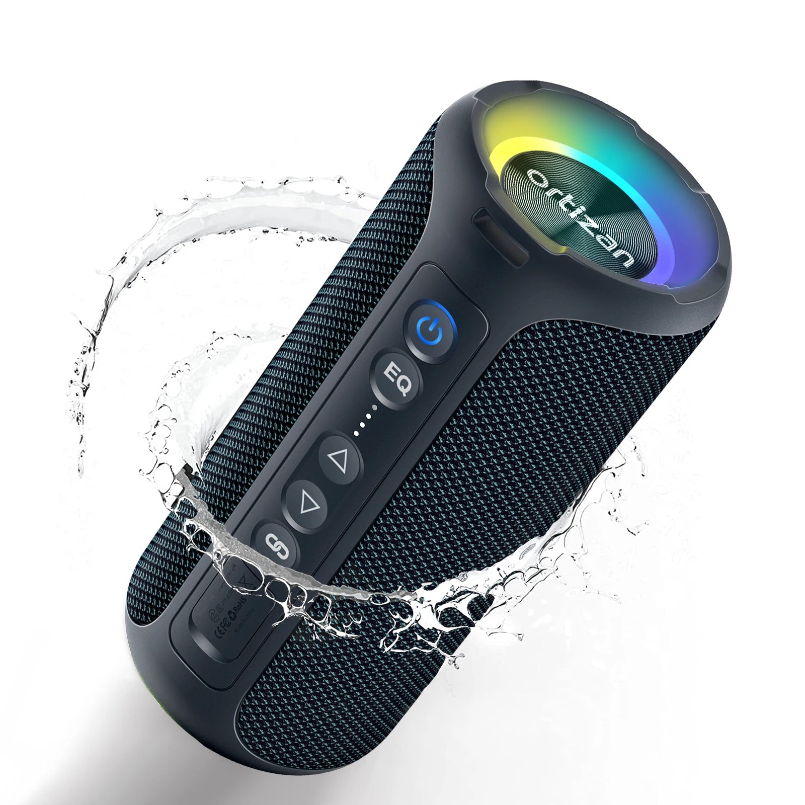 Ortizan Bluetooth Speakers 40W Enhanced Bass Portable Outdoor Wireless Speaker 30Hrs IP7 Waterproof Shower Speaker Bluetooth 5.3 - Tech Mart