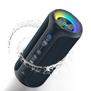 Ortizan Bluetooth Speakers 40W Enhanced Bass Portable Outdoor Wireless Speaker 30Hrs IP7 Waterproof Shower Speaker Bluetooth 5.3 - Tech Mart