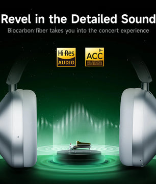 Picun F6 Wireless ANC Headphones – 120h Battery Life, 3D Spatial Audio, Hi-Res Certified with App Control & Dual Connection - Tech Mart