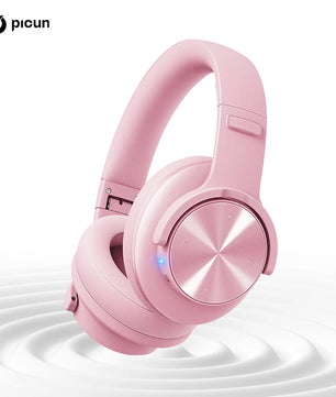 Picun B8 Wireless Bluetooth Headphones – 120H Playtime, 3EQ Modes, Low Latency, and Touch Control Over-Ear Headset - Tech Mart