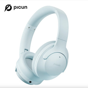 Picun ANC-05L Wireless Bluetooth Headphones with Hi-Res Audio, ANC, ENC Mic, and 100-Hour Battery Life – Lightweight Over-Ear Headset for Gaming, Travel, and Office Use - Tech Mart