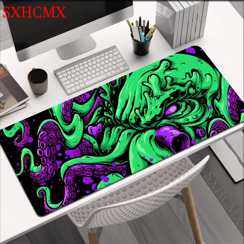 Verde y morado
