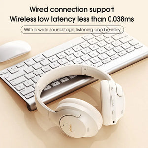 Picun ANC-05L Wireless Bluetooth Headphones with Hi-Res Audio, ANC, ENC Mic, and 100-Hour Battery Life – Lightweight Over-Ear Headset for Gaming, Travel, and Office Use - Tech Mart