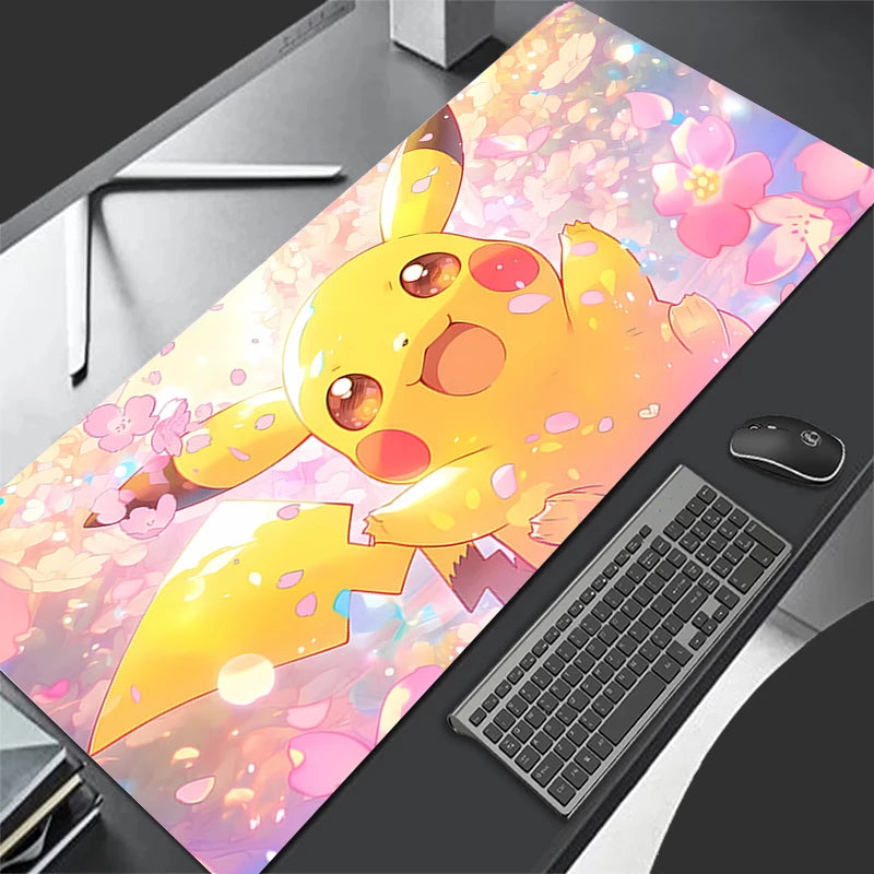 Large Gaming Pokemon Pikachu Mouse Mat Desk XXL Mousepad - Tech Mart