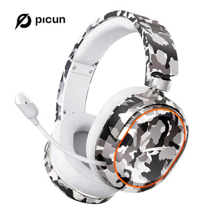 Picun Wireless Gaming Headset Bluetooth + 2.4GHz with 100H Battery ENC Mic and 4-in-1 Multi-Platform Support - Tech Mart