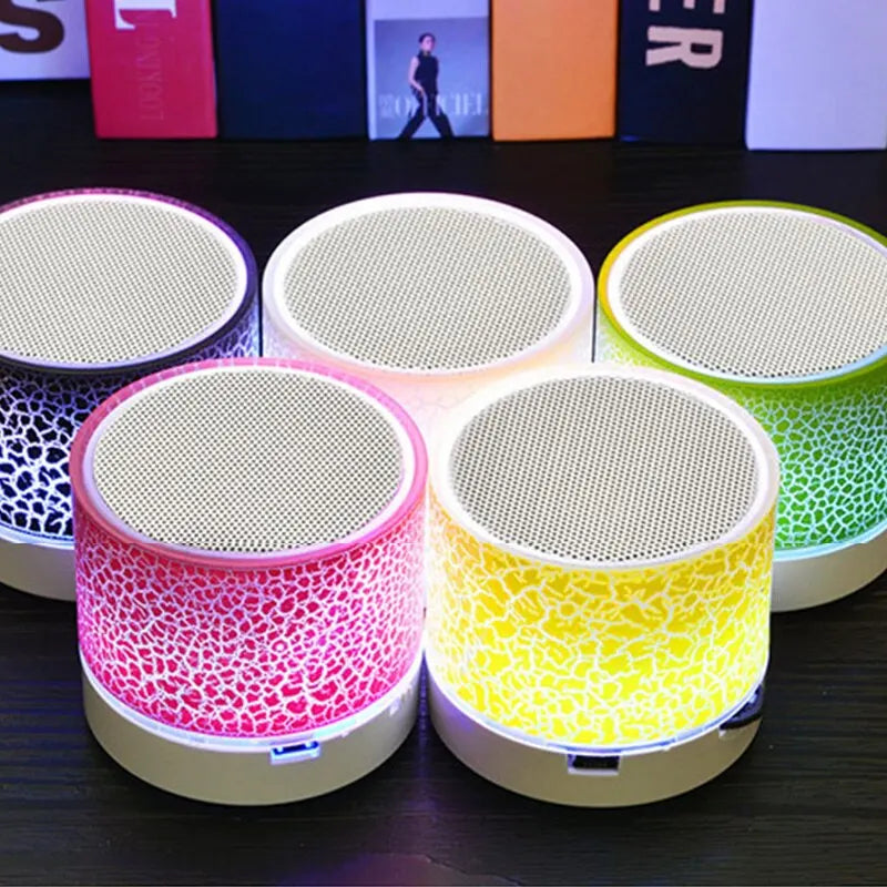 Bluetooth Mini Speaker Wireless Speaker Colorful LED Portable Speaker - Tech Mart