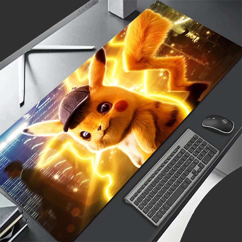 Large Gaming Pokemon Pikachu Mouse Mat Desk XXL Mousepad - Tech Mart
