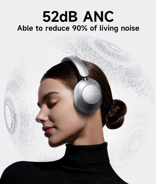 Picun F6 Wireless ANC Headphones – 120h Battery Life, 3D Spatial Audio, Hi-Res Certified with App Control & Dual Connection - Tech Mart
