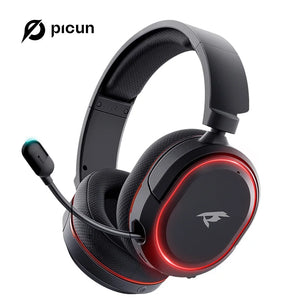 Picun G2 Wireless Gaming Headset Bluetooth 5.3 2.4G 7.1 Surround Sound ENC Mic Low Latency for PC PS5 Switch Mobile - Tech Mart