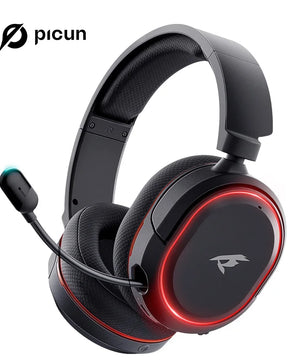 Picun G2 Wireless Gaming Headset Bluetooth 5.3 2.4G 7.1 Surround Sound ENC Mic Low Latency for PC PS5 Switch Mobile - Tech Mart