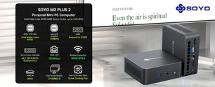 SOYO M2 PLUS 2 Mini PC Intel Alder Lake N100 Windows 11 Pro Mini PC 16GB Desktop Computer - Tech Mart