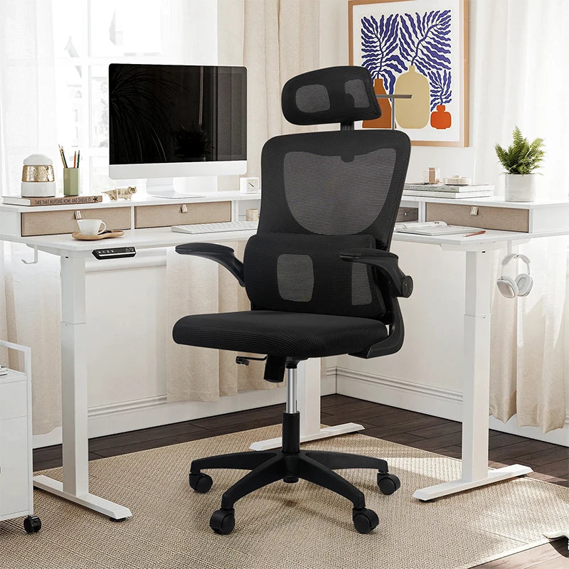 Office Chair Ergonomic High Back Chair Mesh Sliding Gaming Computer Chairs - Tech Mart