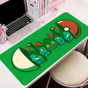 Large Mouse Pads Cute Mousepads P-pokemon Bulbasaur Kawaii Table Mat XXL - Tech Mart