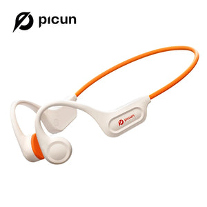 Picun T1 Bluetooth Bone Conduction Wireless Headphones – IPX7 Waterproof Sport Earhook Headset with 3D Panoramic Sound and Noise Cancelling Mic - Tech Mart