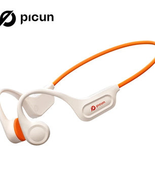 Picun T1 Bluetooth Bone Conduction Wireless Headphones – IPX7 Waterproof Sport Earhook Headset with 3D Panoramic Sound and Noise Cancelling Mic - Tech Mart