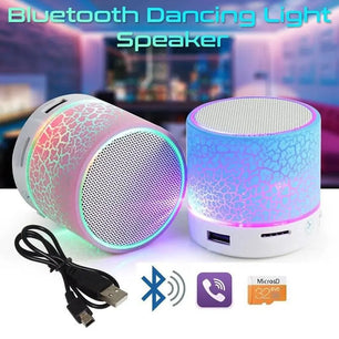 Bluetooth Mini Speaker Wireless Speaker Colorful LED Portable Speaker - Tech Mart